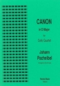 Johann Pachelbel Ed: David Heyes Canon in D major cello quartet