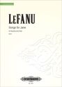 LeFanu, N. Songs f. Jane (2006), Partitur, S. solo, VA., GH. Songs for Jane (P)