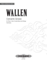 Wallen, Errollyn Concerto Grosso fr Klavier, Violine, Kantrabass und Streicher Partitur