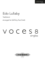 Smith, Paul, Edo Lullaby fr SATB Choir a cappella (Traditional arr. Paul Smith)