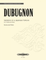 Dubugnon, Richard Variations on a Japanese Folktune fr 2 Violines und Klavier Partitur und Stimmen