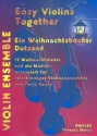 Ein Weihnachtsbcker Dutzend 12 Weihnachtslieder und ein Medley fr vierstimmiges Violinensemble,  Partitur und (3-3-3-3)