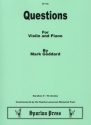 Mark Goddard Questions violin & piano