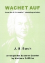 Johann Sebastian Bach Arr: Matthew Griffiths Wachet Auf bassoon quartet (4 bns)