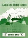 Beethoven, Behr, Boildieu, Czerny, Daase, Gluck, Hummel, Mozart, Mll Classical Piano Solos Book 1 piano solo