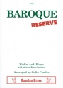 Bach, Charpentier, Clarke, Handel and Vivaldi Arr: Cowles Baroque Reserve violin & piano