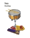 : Drum Christmas Card greetings cards