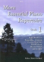 Bach, Beethoven, Burgmller, Clementi, Czerny, Duvernoy, Handel, Hook, More Essential Piano Repertoire Grade 1 piano solo