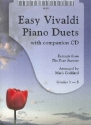 Easy Vivaldi Duets - Extracts from The four Seaons (+CD) for piano 4 hands score