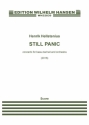 Henrik Hellstenius, Still Panic Bass Clarinet and Orchestra Partitur