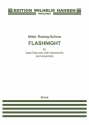 Niels Rosing-Schow, Niels Rosing-Schow: Flashnight Bass Flute, Ensemble and Electronics Partitur