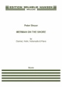 Peter Bruun, Merman On The Shore Clarinet, Piano [Melodica], Violin and Cello Score