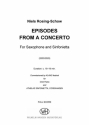 Niels Rosing-Schow, Episodes From A Concerto (Score) Baritone and Alto Saxophone [One Player], Sinfonietta Score