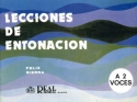 Flix Sierra, Lecciones de Entonacin a 2 Voces Piano and Vocal Buch