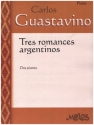 3 Romances argentinos for 2 pianos score