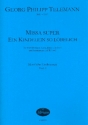 Missa super Ein Kindelein so lbelich TWV9:5 fr gem Chor und Bc (Instrumente ad lib) Partitur (Bc nicht ausgesetzt)