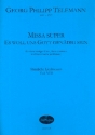 Missa super Es woll uns Gott gendig sein TWV9:8 fr gem Chor und Bc (Instrumente ad lib) Partitur (Bc nicht ausgesetzt)