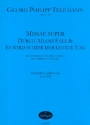 Missae super Durch Adams Fall TWV9:4  und  Es wird schier TWV9:7 fr gem Chor und Bc (Instrumente ad lib) Partitur (Bc nicht ausgesetzt)