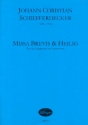 Missa brevis  und  Heilig fr 4 Stimmen (gem Chor) und Instrumente Partitur (Bc nicht ausgesetzt)