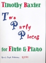 2 Party Pieces for flute and piano Partitur und Stimme