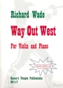 Way out West for violin and piano Partitur und Stimme