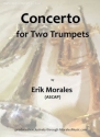 Erik Morales, Concerto For Two Trumpets 2 Trumpets and Piano Buch + Einzelstimme