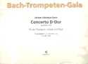 Concerto D-Dur nach BWV249  fr 3 Trompeten, Pauken und Orgel Partitur und Stimmen