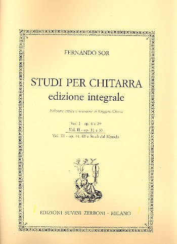 Studi vol.2 (op.31 e op.35) per chitarra