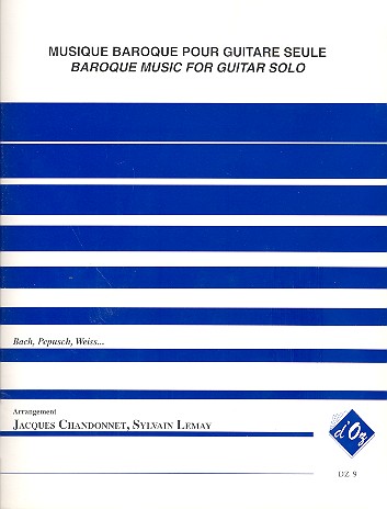 Musique baroque pour guitare seule