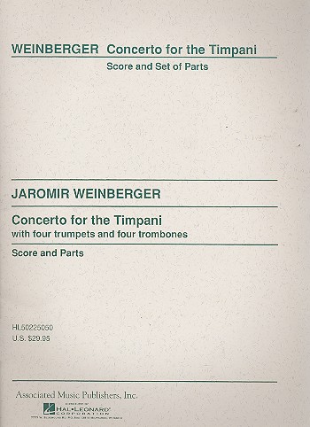 Concerto for the timpani fr Pauken, 4 Trompeten und 4 Posaunen Partitur und Stimmen