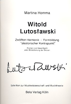 Witold Lutoslawski: Zwlfton-Harmonik - Formbildung 