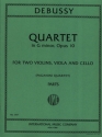 String quartet g minor op.10 for 2 violins, viola and cello parts