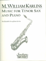 Music for tenor saxophone and piano