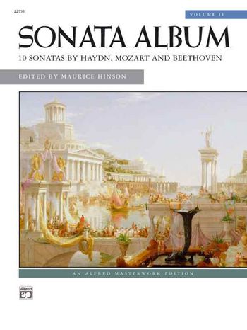 Sonata album vol.2 10 sonatas by Haydn, Mozart and Beeethoven for piano