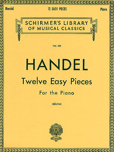 12 easy pieces  for the piano Blow, Dr. Hans von, Ed