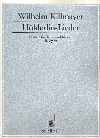 Hlderlin-Lieder fr Tenor und Klavier oder Orchester Klavierauszug