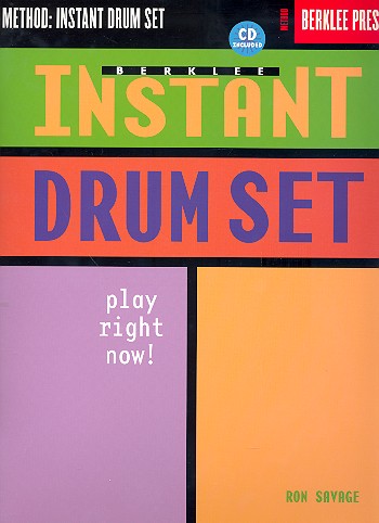 Instant drum set (+CD) play right now