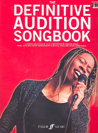 The definitive Audition Songbook (+ 2 CD's) Songbook piano/vocal/guitar 