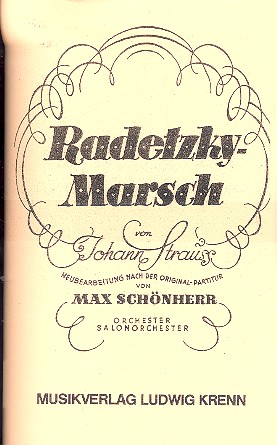 Radetzky-Marsch op.228 fr Orchester Direktion und Stimmen