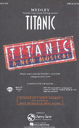 Titanic Medley from the Musical for mixed chorus and piano score