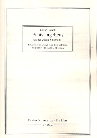 Panis angelicus fr Sopran, gem Chor und Orgel,  Partitur