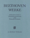 Beethoven Werke Abteilung 2 Band 3 Gratulationsmenuett und Tnze Partitur (broschiert)