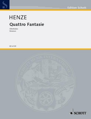 Quattro Fantasie fr Klarinette, Fagott, Horn, 2 Violinen, Viola, Violoncello und Kontr Stimmensatz