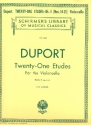 21 etudes vol.2 (nos.14-21) for the violoncello