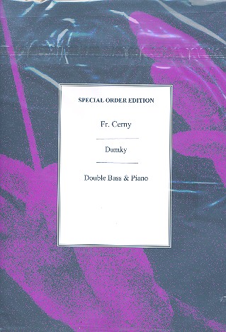 Dumky for double bass and piano Secial order edition