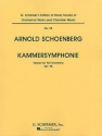 Kammersymphonie op.9b version for full orchestra,  score