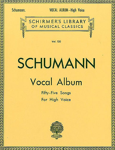 Vocal album 50 songs for high voice and piano Schirmer's library vol.120