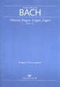 Weinen, Klagen, Sorgen, Zagen Kantate Nr.12 BWV12 Partitur