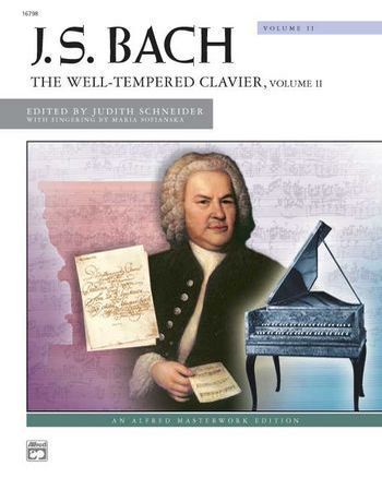 The well tempered clavier vol.2 for piano