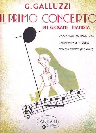 Il primo concerto del giovane pianista serie 2 vol.4 - pezzettini melo per pianoforte a 4 mani